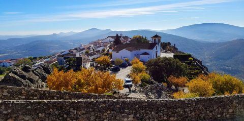 Marvao Village, the view from the Castle, Portugal